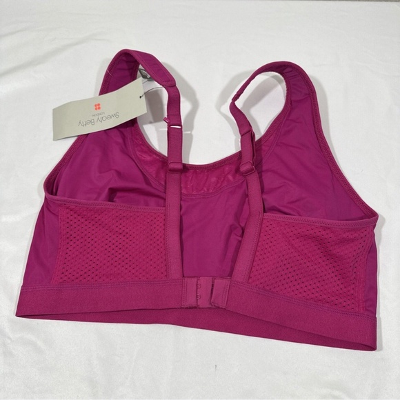 NWT $68‎ Sweaty Betty [ 38DD ] Ultra Running Sports Bra in Phlox Pink - Picture 7 of 11